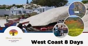 West Coast 8 days - Suggested itinerary day overview - Mbuyu Adventures GmbH